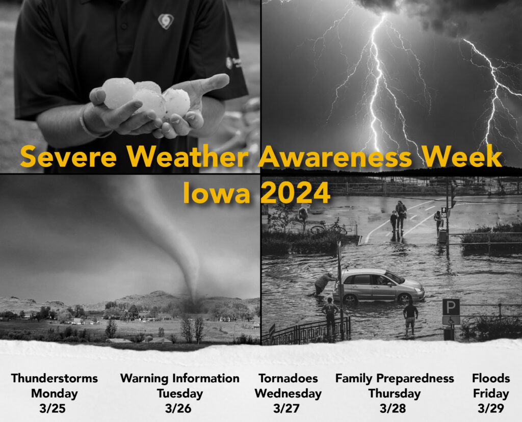 Severe Weather Awareness Week in Iowa 2024