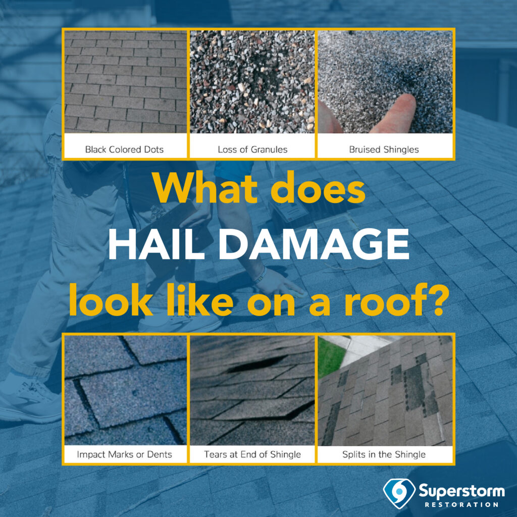 Hail Damage Examples