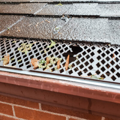 Damaged Gutter Guard