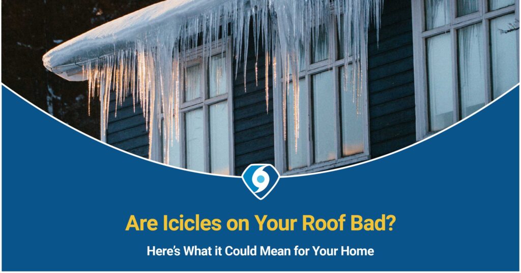 ice damming roofing icicles bad for your home